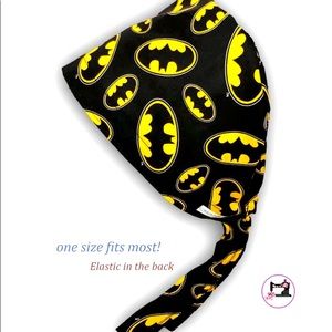 Handmade Scub Cap Batman Design